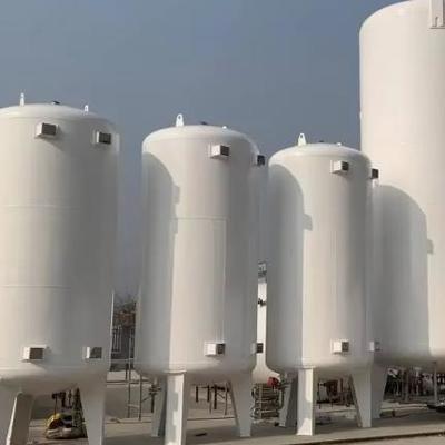 Tanque de almacenamiento criogénico de acero inoxidable ASME de 50 m3 y 8 bar