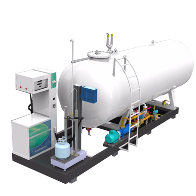 estación de servicio del gas de 1000L LPG 40cbm, estaciones de servicio autos de 2.5Mpa LPG