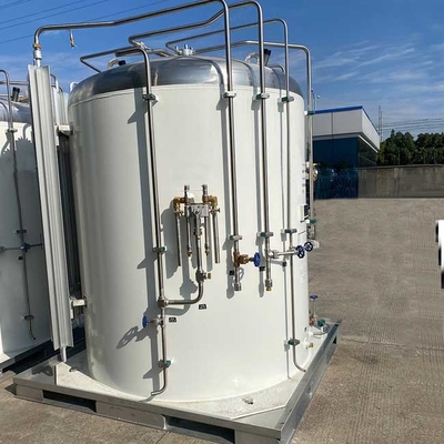 Micrófono criogénico de acero inoxidable 3.4mpa 5m3 a granel de los tanques del nitrógeno de Microbulk