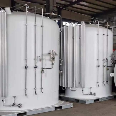 almacenamiento a granel micro del oxígeno del nitrógeno líquido 1000-7500L de los tanques 2.5Mpa criogénico