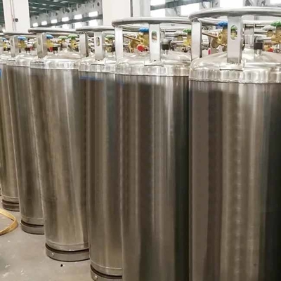 El cilindro criogénico del Dewar de 180 litros soldó con autógena el oxígeno líquido aislado de la botella del argón