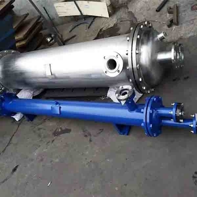 condensador de 2.5Mpa Shell And Tube Water Cooled, cambiador de calor del tubo de SS316L