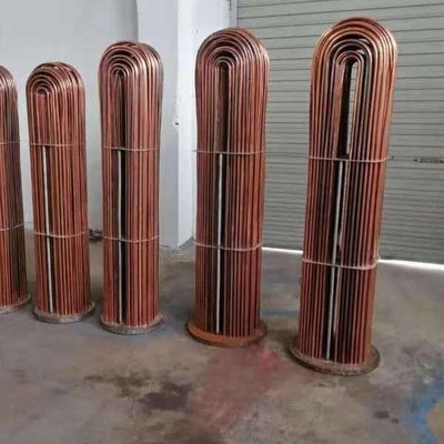 Titanio Shell Coil Tube Heat Exchanger 50m m 700p