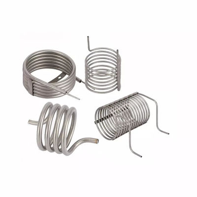 Bobina del titanio del cambiador de calor del tubo del serpentín de enfriamiento para el condensador