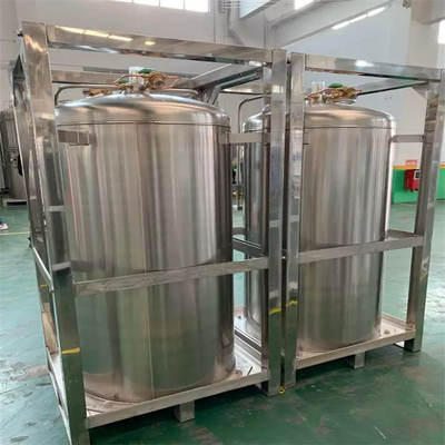 Cilindro criogénico 495L del Dewar del nitrógeno del oxígeno líquido
