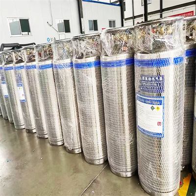 Recipiente del reactor criogénico del cilindro 210l del almacenamiento del nitrógeno de líquido del Dewar