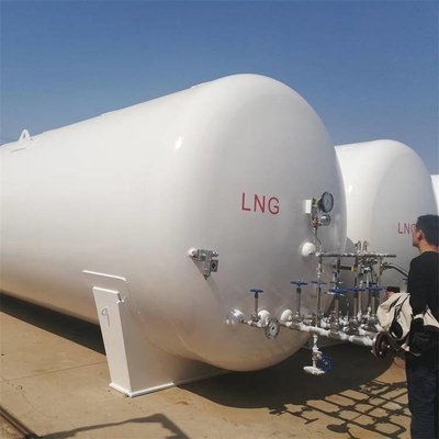 Tanque de almacenamiento criogénico horizontal de GNL de 5-200 m3 aislado con rendimiento óptimo