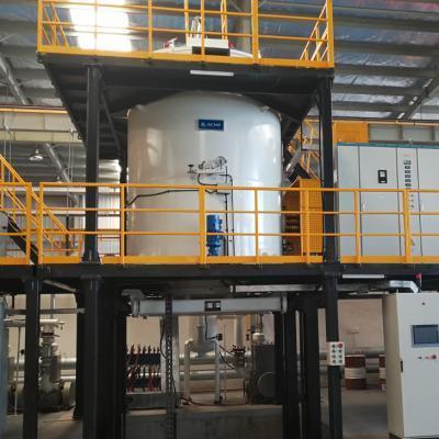 En el caso de las instalaciones de recolección de oxígeno líquido, se utilizará un tanque de almacenamiento criogénico vertical de 1000L a 5000L.