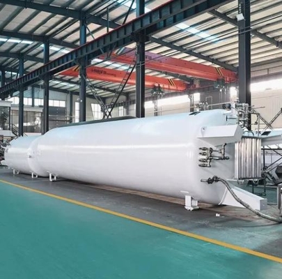 30m3 Tanque de almacenamiento criogénico para oxígeno líquido, nitrógeno y argón