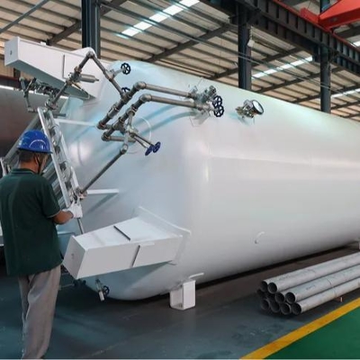 30m3 Tanque de almacenamiento criogénico para oxígeno líquido, nitrógeno y argón