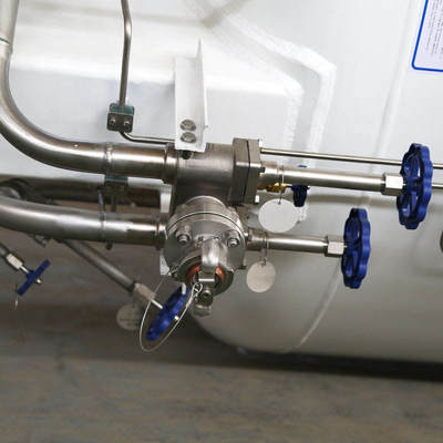 Tanque de almacenamiento criogénico de 3000L con certificado ASME