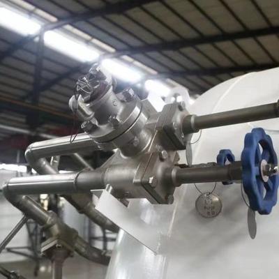 Tanques de almacenamiento criogénico de 10000L, 20000L y 30000L, tanques de 8 bar, 16 bar y 23 bar