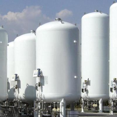 Tanque de almacenamiento vertical criogénico de nitrógeno líquido de 1000L 1.6MPa