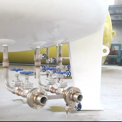 Tanque de almacenamiento de líquido criogénico de 30 m³ y 8 bar para LN₂