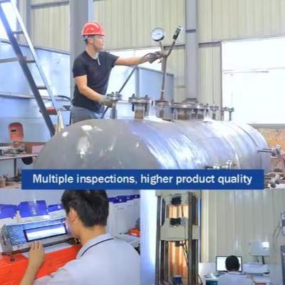 Tanque de almacenamiento criogénico de 5-200m3 de capacidad para oxígeno, nitrógeno y argón