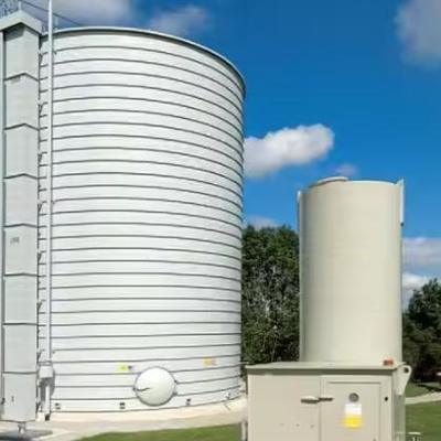 Tanque de almacenamiento vertical criogénico de oxígeno líquido de 10 m3, 1.6 MPa, acero inoxidable 304