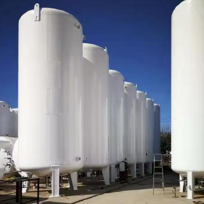 Tanque de almacenamiento criogénico de acero inoxidable ASME de 50 m3 y 8 bar
