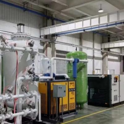 Generador de nitrógeno PSA para producción de vidrio de alta pureza 99.999% 90nm3/Hr con punto de rocío ≤-40℃