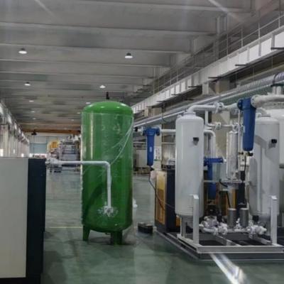 Generador de nitrógeno PSA para producción de vidrio de alta pureza 99.999% 90nm3/Hr con punto de rocío ≤-40℃