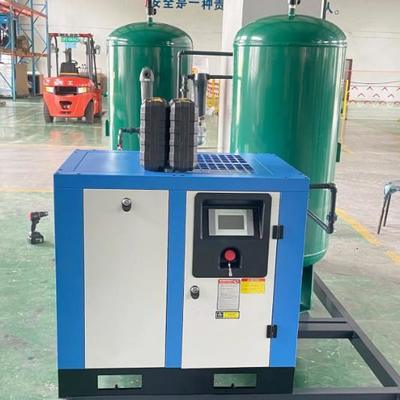 Pequeño generador de nitrógeno PSA de acero inoxidable, máquina para fabricar gas N2 con menor costo de mantenimiento