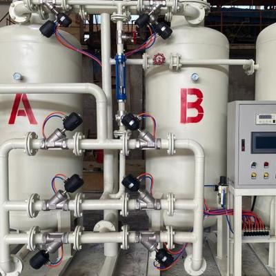Generador de oxígeno PSA específico para hospitales con sistema de control PLC y construcción de acero inoxidable para suministro de oxígeno médico