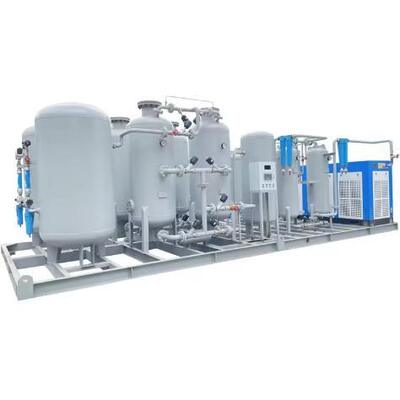Sistema de producción de nitrógeno industrial Generador de nitrógeno PSA con capacidad de 1 ~100 Nm3/h y construcción en acero al carbono y acero inoxidable