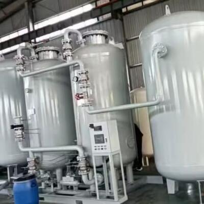 Generador de nitrógeno PSA de pureza 99,99% de 60 Nm3/h con presión de salida de 16 bar para el corte de acero inoxidable