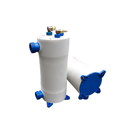 PVC Shell Coil Tube Heat Exchanger 0.4mpa 1,5 Ton Shell And Coil Heat Exchanger