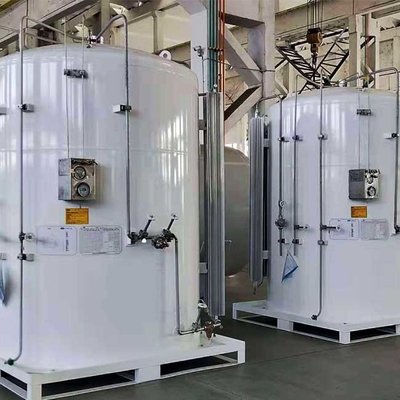 La barra micro de los tanques 16 del bulto del N2 líquido, 5000 litros abulta almacenamiento del CO2