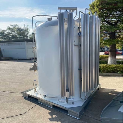 acero inoxidable criogénico líquido O2 del tanque de 1-5m3 Microbulk