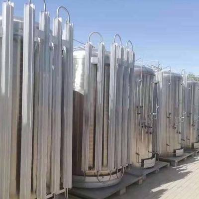 Móvil a granel micro de la capa doble de los tanques 3m3 del CO2 del vacío criogénico