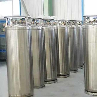 Acero inoxidable del tanque del Dewar del argón de 195 litros, 160 litros del nitrógeno líquido de presión del tanque