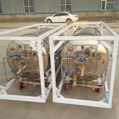 cilindro criogénico del Dewar 180L 600 litros, el tanque del Dewar del CO2 210l