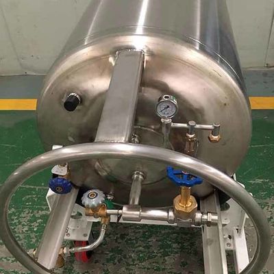 Dewar del edificio de la presión del tanque del nitrógeno líquido 164-500L 210 litros