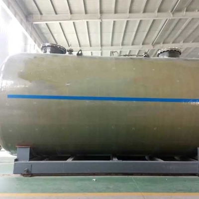 plástico subterráneo de gasolina y aceite del vidrio FRP de la capa doble del tanque de almacenamiento de 30m3 40m3