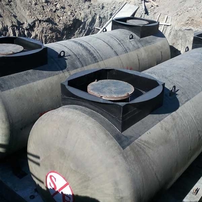 metro horizontal de gasolina y aceite del tanque de almacenamiento del acero de 60cbm 10m3 20m3 SF