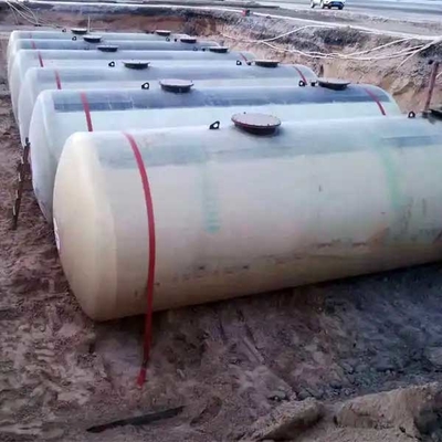 El tanque de almacenamiento de gasolina y aceite diesel de la capa doble 200m3 subterráneo