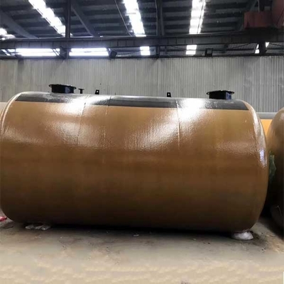 El tanque de almacenamiento de gasolina y aceite diesel de la capa doble 200m3 subterráneo