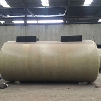Fibra de vidrio pared doble de gasolina y aceite 40c del tanque de almacenamiento de 60000 litros subterráneo