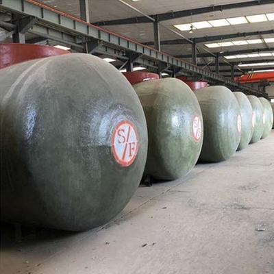 Fibra de vidrio pared doble de gasolina y aceite 40c del tanque de almacenamiento de 60000 litros subterráneo