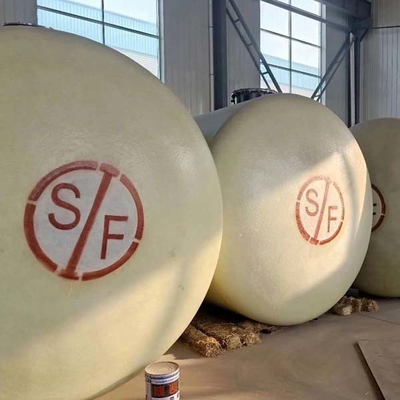 los tanques de aceite residenciales subterráneos 5000-200000l corrosión anti de 65 metros cúbicos