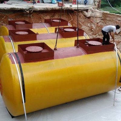 Tanques de almacenamiento de aceite industrial verticales de 0.1 MPa Acero FRP