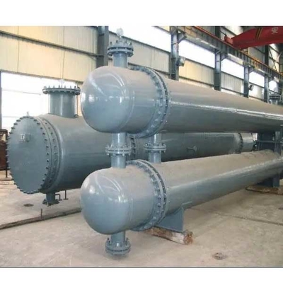 Paquete de acero inoxidable doble del cambiador de la hoja de tubo SS304 316L 1400m m