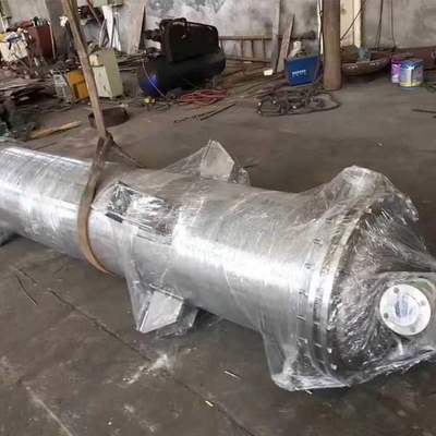 Cambiador de calor de acero inoxidable de la hoja de tubo doble de SS316L 220V tubular