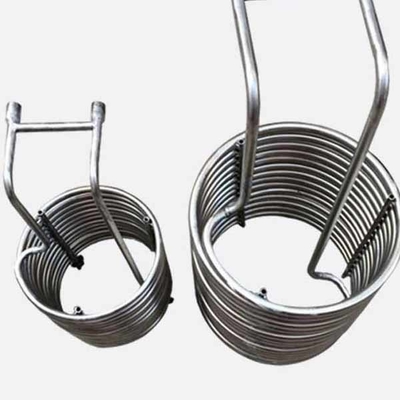 Cambiador de calor de acero inoxidable de la bobina de 200 grados 0.4mpa 0.5mpa